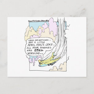 Carte Postale Cadeaux drôles et T-shirts de pilote pour le poiss