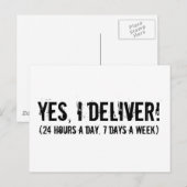 Carte Postale Cadeaux drôles pour obstétriciens et sages-femmes (Devant / Derrière)