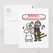 Carte Postale Cadeaux du 50e anniversaire du Mariage (Devant / Derrière)