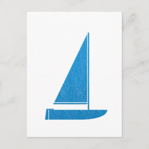 Carte Postale Cadeaux du club SailBOAT Bateau à voile ART NVN41