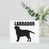 Carte Postale Cadeaux du Labrador ! (Debout devant)