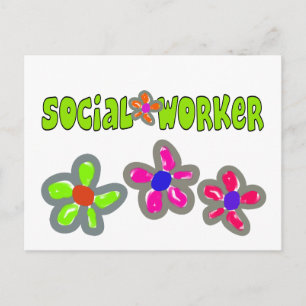 Carte Postale Cadeaux d'un travailleur social
