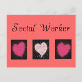 Carte Postale Cadeaux d'un travailleur social (Devant)