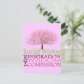 Carte Postale Cadeaux d'un travailleur social (Debout devant)