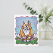 Carte Postale Cadeaux et Accessoires Chat Roux (Debout devant)