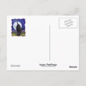 Carte Postale Cadeaux et accessoires de chat noir (Dos)