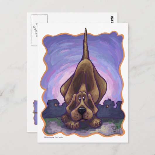 Carte Postale Cadeaux et accessoires de chien de chien de chien (Devant / Derrière)