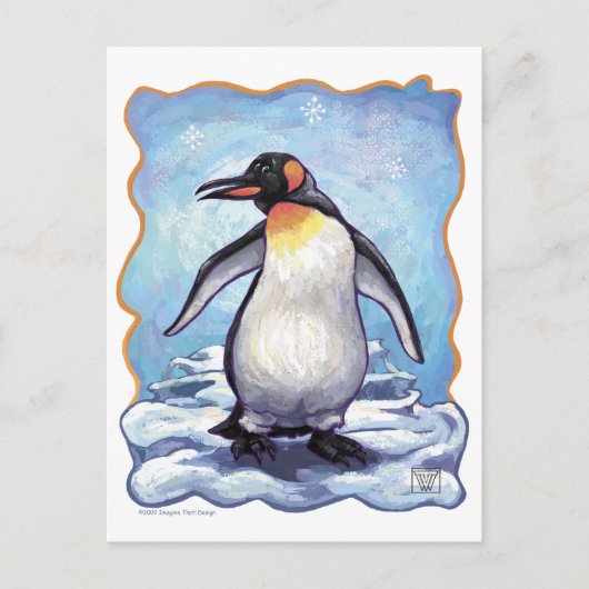 Carte Postale Cadeaux et accessoires de pingouin (Devant)
