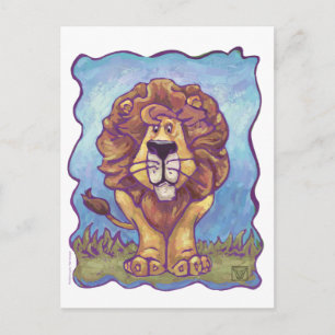 Carte Postale Cadeaux et accessoires Lion