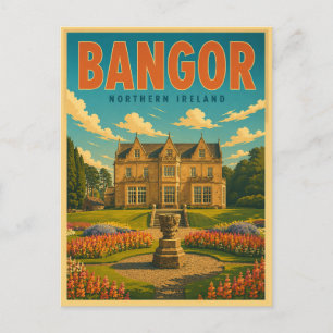 Carte Postale Cadeaux et souvenirs vintage Bangor Irlande du Nor
