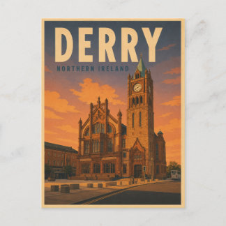 Carte Postale Cadeaux et souvenirs vintage Derry Irlande du Nord