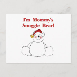 Carte Postale Cadeaux et T-shirts Ourson Câlin de Maman
