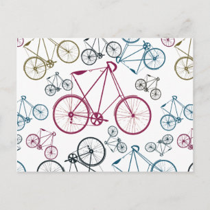 Carte Postale Cadeaux Motifs vintages pour cyclistes