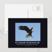 Carte Postale Cadeaux Motivationnels de l'aigle chauve (Devant / Derrière)