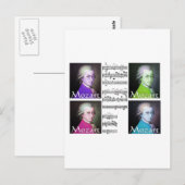 Carte Postale Cadeaux Mozart Lovers (Devant / Derrière)