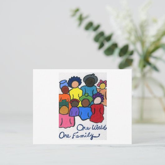 Carte Postale Cadeaux multiculturels (Debout devant)