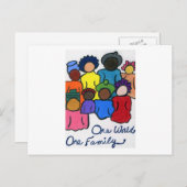 Carte Postale Cadeaux multiculturels (Devant / Derrière)