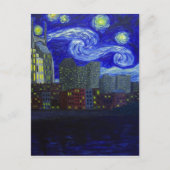 Carte Postale Cadeaux: "Nuit étoilée de Nashville" par Jack Lepp (Devant)