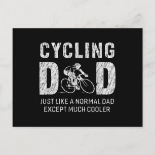 Carte Postale Cadeaux Papa Cyclisme Pour Père Cool Papa Cyclisme