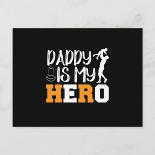 Carte Postale Cadeaux papa Papa Est Mon Héros