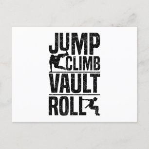 Carte Postale Cadeaux parkour