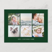 Cadeaux personnalisés verts 6 photos Universels