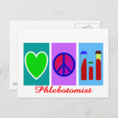 Carte Postale Cadeaux Phlebotomistes (Devant / Derrière)