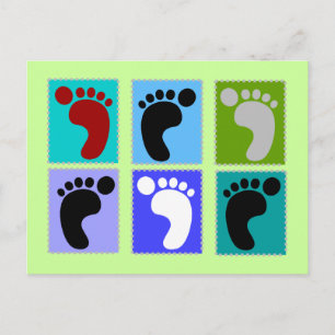 Carte Postale Cadeaux podiatres Conception de la partie pieds