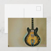 Carte Postale Cadeaux pour guitariste (Devant / Derrière)