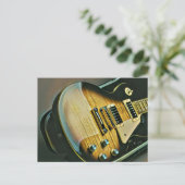 Carte Postale Cadeaux pour guitariste (Debout devant)
