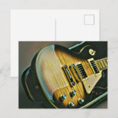 Carte Postale Cadeaux pour guitariste (Devant / Derrière)