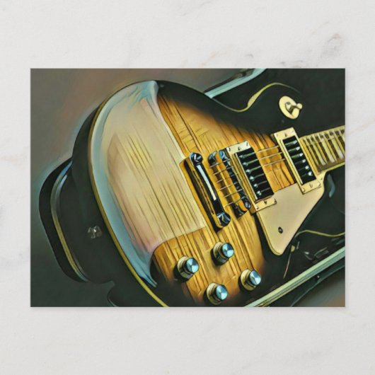 Carte Postale Cadeaux pour guitariste (Devant)