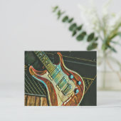 Carte Postale Cadeaux pour guitariste (Debout devant)