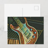 Carte Postale Cadeaux pour guitariste (Devant / Derrière)