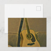 Carte Postale Cadeaux pour guitaristes (Devant / Derrière)