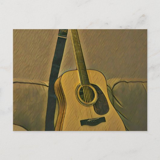 Carte Postale Cadeaux pour guitaristes (Devant)