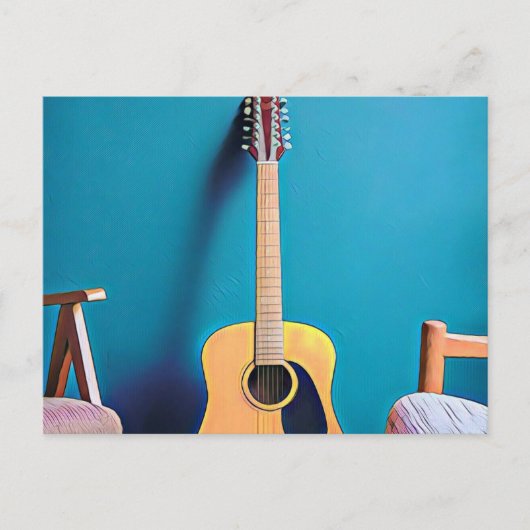 Carte Postale Cadeaux pour guitaristes (Devant)