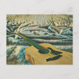 Carte Postale Cadeaux pour les amateurs de guitare