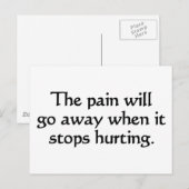 Carte Postale Cadeaux pour les infirmières et les patients (Devant / Derrière)