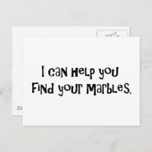 Carte Postale Cadeaux pour psychiatres (Devant / Derrière)