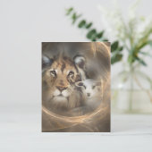 Carte Postale Cadeaux religieux Jésus de christion de "agneau de (Debout devant)