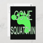 Carte Postale Cadeaux Squatchin disparus (Devant / Derrière)