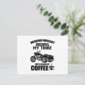 Carte Postale Cadeaux triés | Triker motocyclette trikes dit (Debout devant)