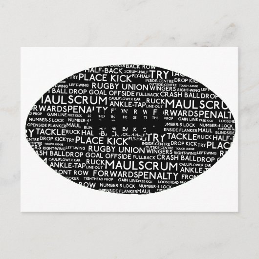 Carte Postale Cadeaux Union Rugby (Devant)