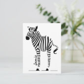 Carte Postale Cadeaux Zebra Lovers (Debout devant)