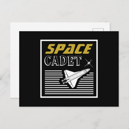 Carte Postale Cadet spatial (Devant / Derrière)