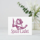 Carte Postale Cadet spatial rose (Debout devant)