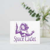 Carte Postale Cadet spatial violet (Debout devant)