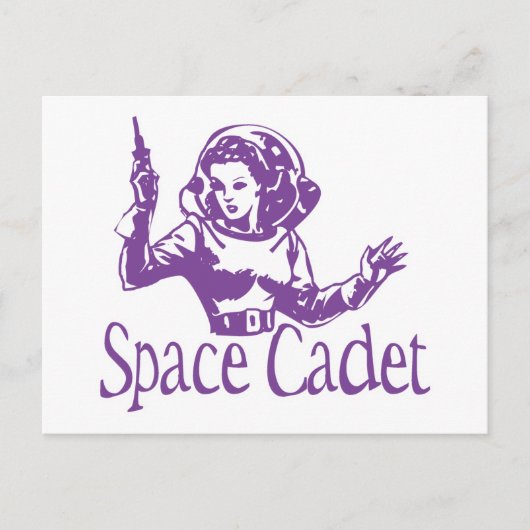 Carte Postale Cadet spatial violet (Devant)