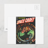 Carte Postale Cadets de l'espace en petite fusée (Devant / Derrière)